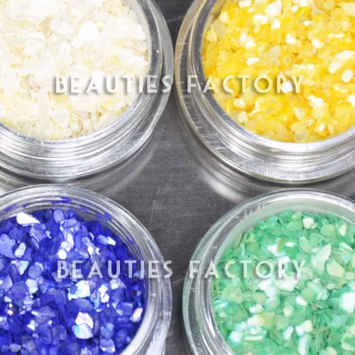 Nagelglitter set - 12st - Snäckskal