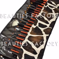 Sminkborstar Set - 24st - Giraffe Design Holder