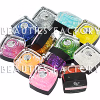 UV Color Gel Set - Hexagon Glitter
