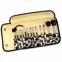 Mini Sminkborstset - 13pcs - Leopard Design