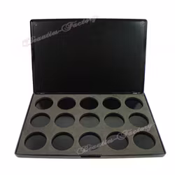 Palett Case med spegel - 15 platser
