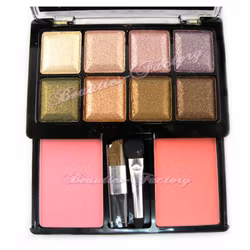 Mini palett med blush - 8 färger - Nr 1