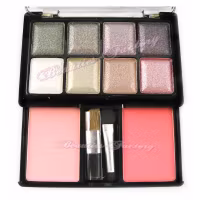 Mini palett med blush - 8 färger - Nr 4