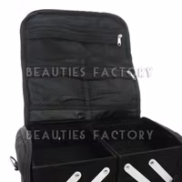 Sminkbox - 4 Compartments - Svart
