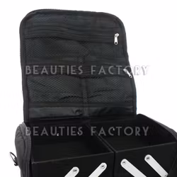 Sminkbox - 4 Compartments - Svart