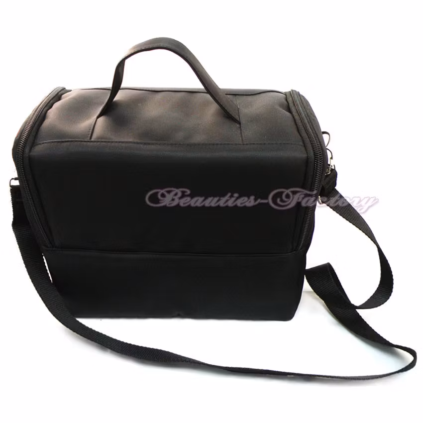 Sminkbox - 4 Compartments - Svart