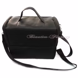 Sminkbox - 4 Compartments - Svart