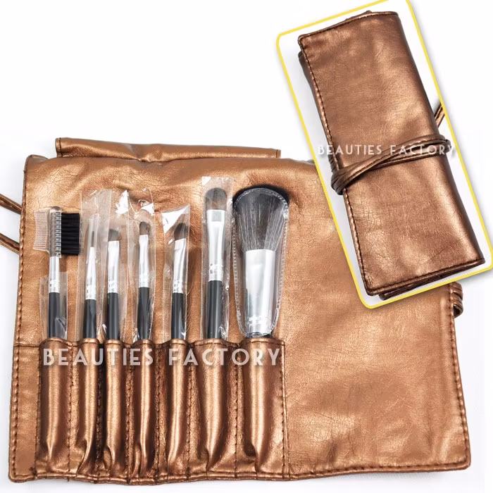 Sminkborstar set - 7st - Black Holder