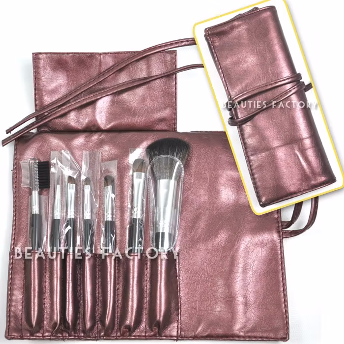 Sminkborstar set - 7st - Silver Star Holder