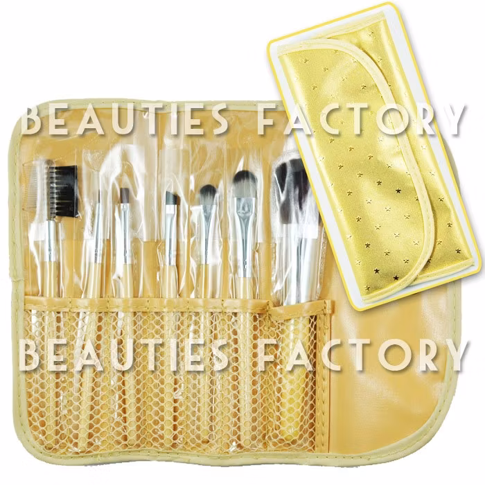 Sminkborstar set - 7st -  Gold Star Holder