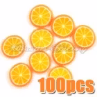 Fimo frukt figurer - Orange