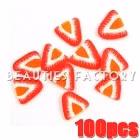 Fimo frukt figurer - Strawberry