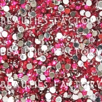 Rhinestones - Runda 2mm - 20000st/påse - Cherry