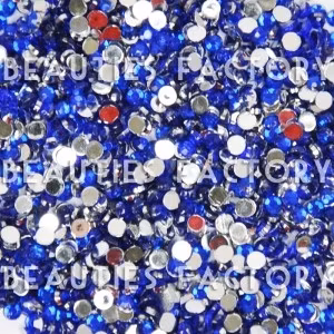 Rhinestones - Runda 2mm - 20000st/påse - Deep Blue
