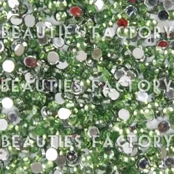 Rhinestones - Runda 2mm - 20000st/påse - Light Green
