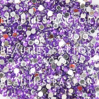 Rhinestones - Runda 2mm - 20000st/påse - Light Purple