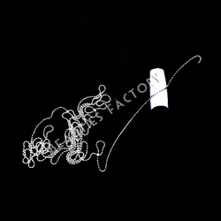 String pärlor - silver