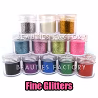 Finkornigt Glitter set - 12st