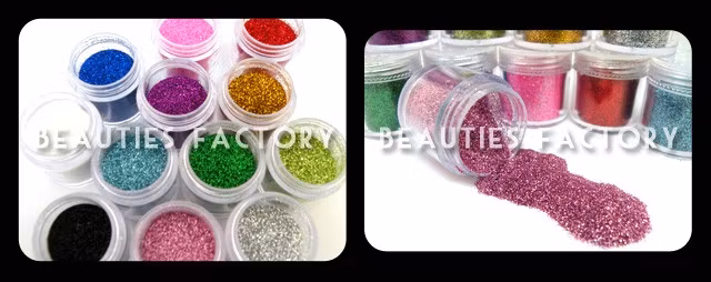 Finkornigt Glitter set - 12st