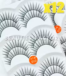 Korean Style Lashes - 12 par - 1