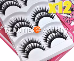 Korean Style Lashes - 12 par - 3