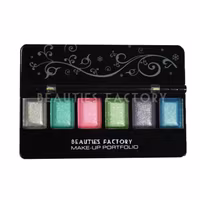Mini palett med blush - 6 färger - Nr 2