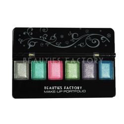 Mini palett med blush - 6 färger - Nr 2