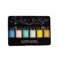 Mini palett med blush - 6 färger - Nr 8