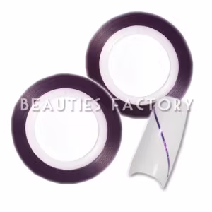 Striping tape -  Purple with shiny dots