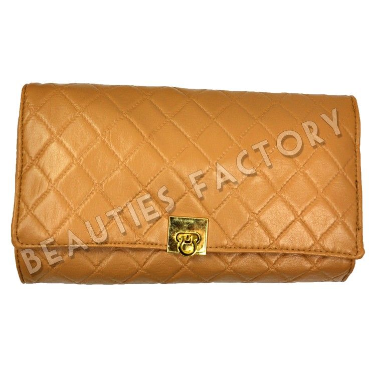 Sminkborstar Set - 18st - Elegant - Quilted Elegant Brown Holder