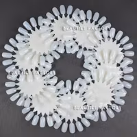 Rund Display hjul - Natural Ivory - 10st