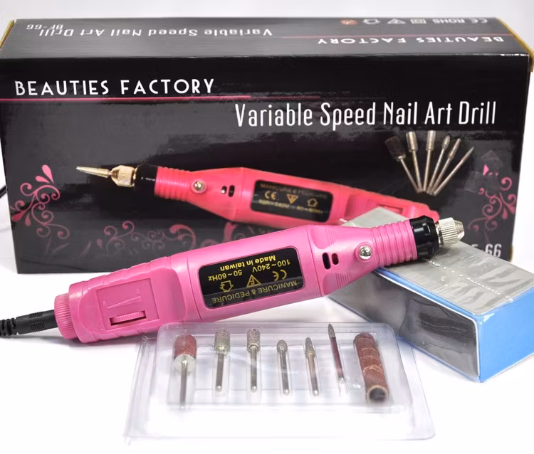 Professionell Elektrisk Nagelfil BF-66 Rosa