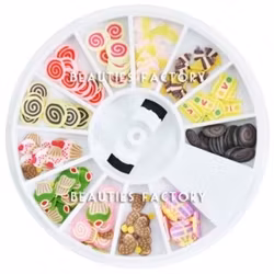 Fimo Figurer i hjul - 120st - Flower