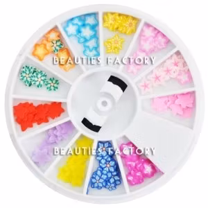 Fimo Figurer i hjul - 120st - Flower