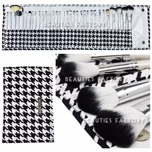 Beauties Factory Pro Sminkborstset - 33pcs - Houndstooth Check