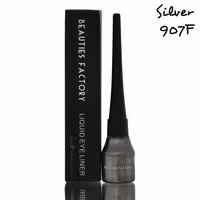 Beauties Factory Flytande Eyeliner - Silver