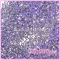 PRO Rhinestones Runda 2mm - 20000st/påse - Light Purple