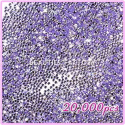 PRO Rhinestones Runda 2mm - 20000st/påse - Light Purple
