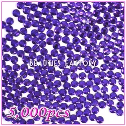 Pro Rhinestones Runda 5mm - 5000st/påse - Violet