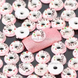 "Love Donut" Nageldekorationer - 100st