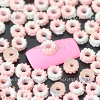 "Passionate Donut" Nageldekorationer - 100st