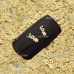 "Love" Nageldekorationer - 1000st