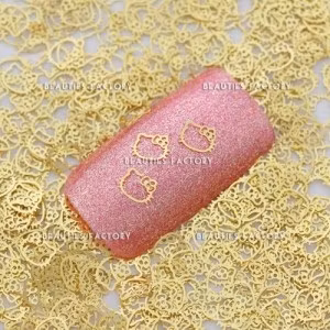 "Meow Meow" Nageldekorationer - 1000st