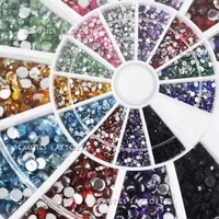 Rhinestones Runda i hjul 1,5mm - 1200st