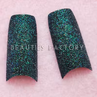 Glitter Franska Tippar - Black