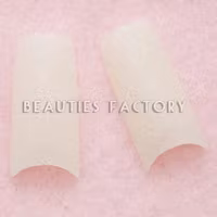 Glitter Franska Tippar - Natural