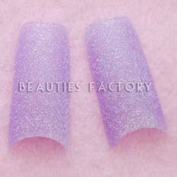 Glitter Franska Tippar - Purple