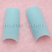 Glitter Franska Tippar - Sky Blue