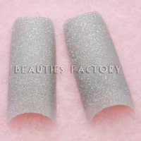 Glitter Franska Tippar - Silver