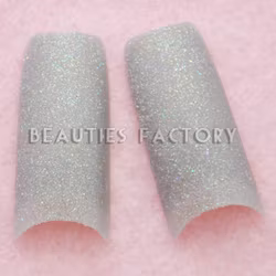Glitter Franska Tippar - Silver